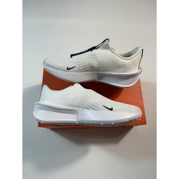 New Women’s Size 10 - Nike Interact Run EasyOn White Black FV5591 100 - Picture 4 of 10